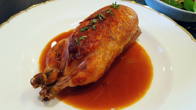 Pasjoli signature dishes Pressed Duck
French Onion Soup
Duck Breast